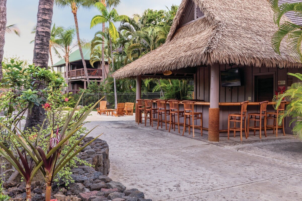 Overlook Kahalu’u Bay in our Spacious Seaside paradise with access to pools/hot tubs