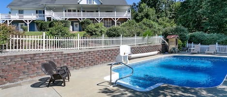 Back view of the Home with Pool