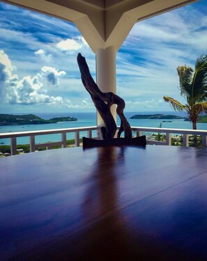 Views from the dining table are unsurpassed.