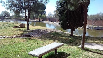 15 cabañas en y área exclusiva y privada dentro del parque acuático de Valladolid
