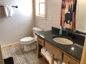Heated tile floors!