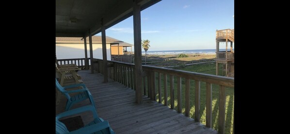 View from deck