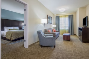 Snuggle up with a cup of coffee or tea on the comfortable sofa.