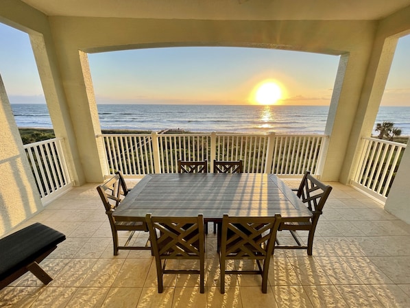 Just relax, listen to to the sound of the waves, and enjoy your morning coffee