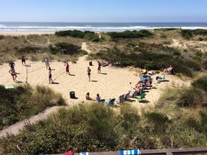 Nothing like a beautiful sunny day for a game of volleyball!