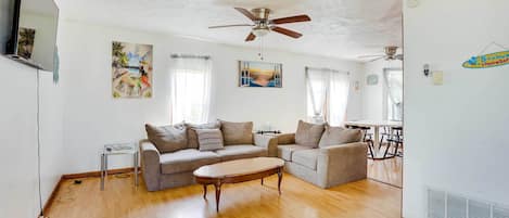 Geneva Vacation Rental | 3BR | 1BA | 1,100 Sq Ft | Stairs Required to Access