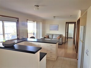Kitchen and living