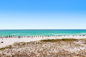 This Gorgeous Beach is right across the Street