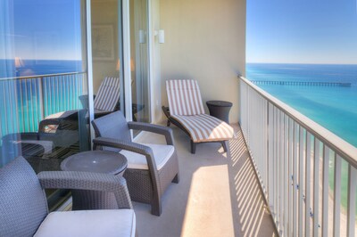 Tidewater 2715, Stunning 27th Floor! Beach Chairs included, Gulf Front 1 Bedroom