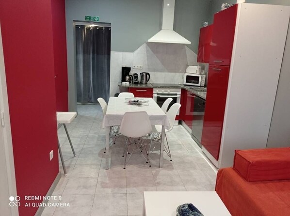 Cuisine ouverte sur salon