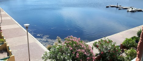Blick von der Unterkunft