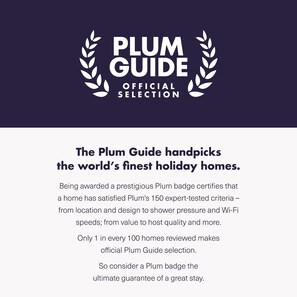 The apartment is part of "The Plum Guide" Official Selection