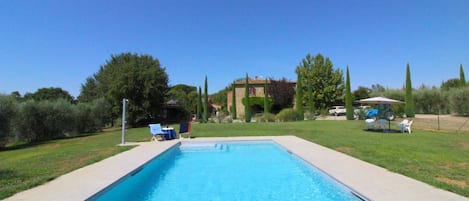 Water, Sky, Property, Plant, Swimming Pool, Azure, Nature, Blue, Tree, Grass