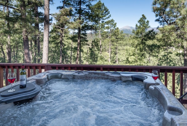 Back Deck Hot Tub