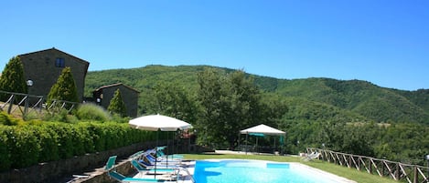 Agua, Cielo, Planta, Propiedad, Azur, Paisaje Natural, Piscina, Árbol, Montaña, Hierba