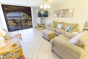 Great Space - The living room furnishings are comfortable, the view is spectacular, and the Florida experience is just around the corner. Book your stay at Hibiscus 303-B today!