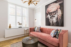 Comfy velvet sofa