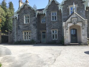 The Lake Lodge is on the left hand side of the photo 