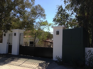 Entrance of the villa.