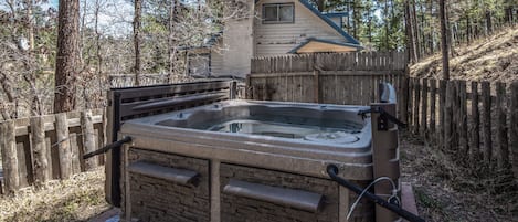Retreat to the Hot Tub - End your day with a relaxing soak in the hot tub. The soothing waters will put you at ease.