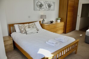 Main bedroom on the first floor, a great open airy space