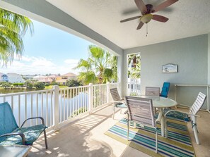Balcony Dining with Water Views