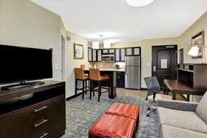Relax and unwind in the cozy living room.