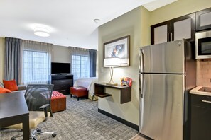 You'll love the open-plan living space.