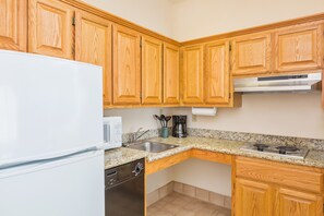 Make a quick meal in your kitchen.