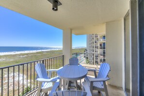 Private Balcony overlooking the Gulf