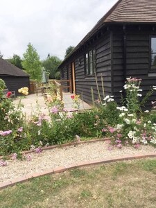 Haustierfreundliches Obstgarten-Häuschen mit 2 Schlafzimmern in der Nähe von Canterbury