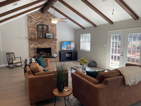 Spacious Living Room for entertaining.