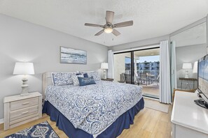 Primary Bedroom - King + Balcony Access