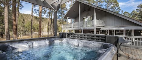 Back Deck Hot Tub