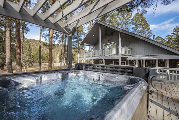 Back Deck Hot Tub