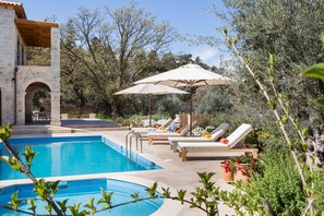 Pool area and garden