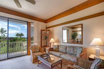 Easy Poipu Living! Lanai, Full Kitchen, WiFi, TVs+Upgraded Bath–Kiahuna 2310