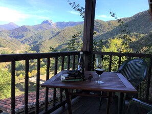 The view from the balconies at Olmares
