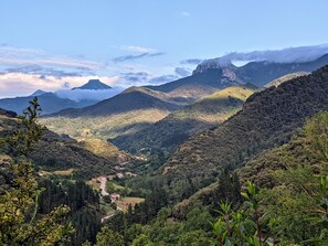 The view of our valley from the apartments