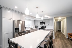 Plenty of counter space in the kitchen
