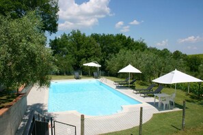 Acqua, Proprietà, Nube, Cielo, Piscina, Pianta, Azzurro, Shade, Albero, Mobili Da Esterno