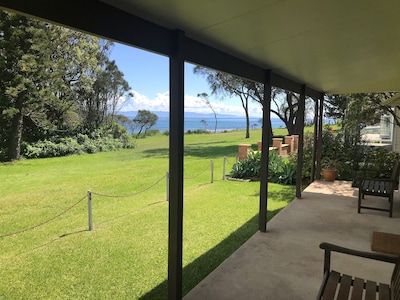 1930’s waterfront beach house close to Currarong’s beaches, rock pool and walks.