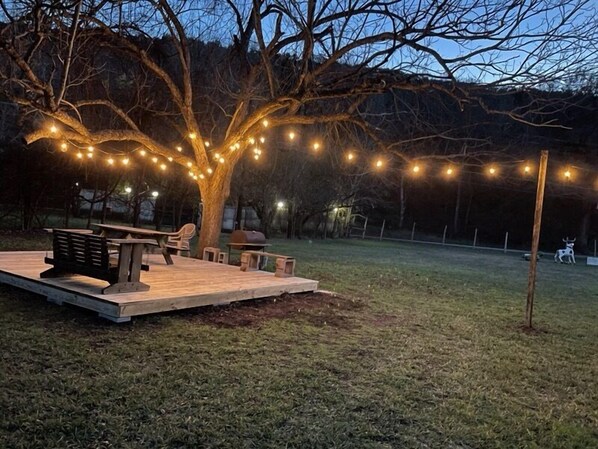 Sitting area.
