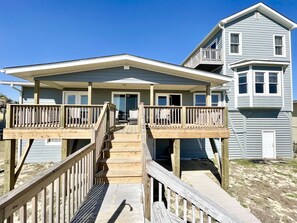 Back side of house and deck