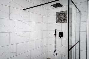 Master walk-in shower 