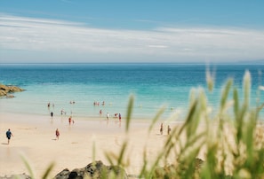 The exotic looking beach of Carbis Bay