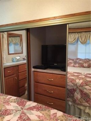 Master Bedroom TV & Closets