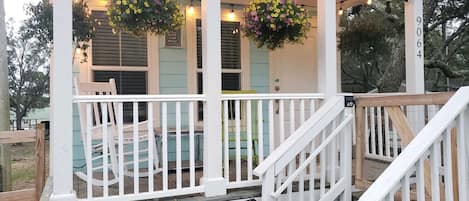 Porch with rockers