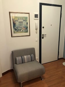 Apartamento cuenta con aire acondicionado, 1 dormitorio