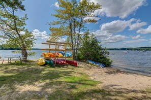 Kayaks come with rental 